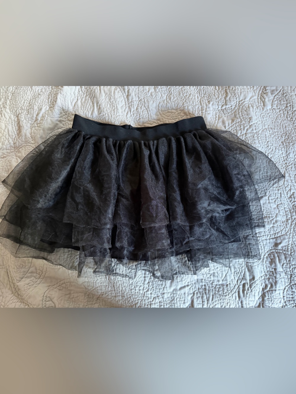 Spirit Black Layered Tulle Skater Skirt
